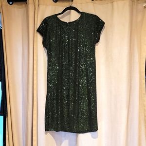 Green Sequin Dress